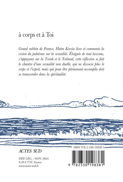 A corps et à toi