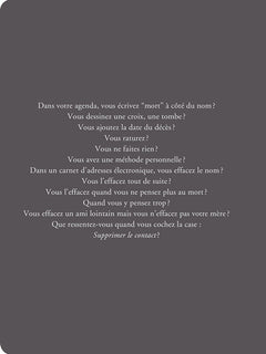 Que faites-vous de vos morts (2024)