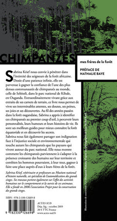 Chimpanzés, mes frères de la forêt