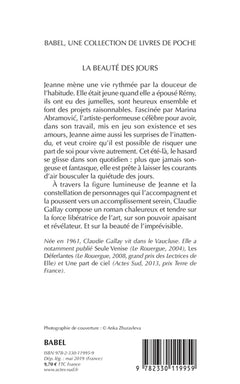 La beauté des jours