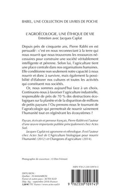 L'agroécologie, une éthique de vie
