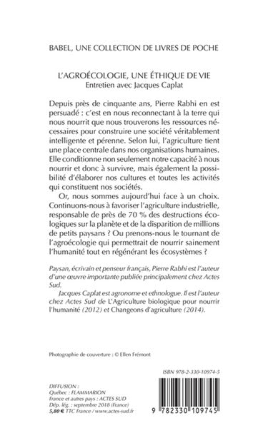 L'agroécologie, une éthique de vie