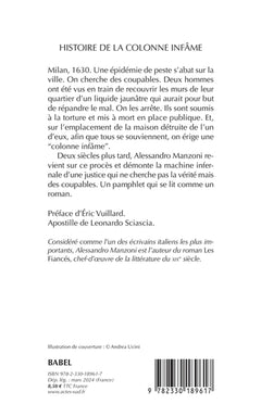 Histoire de la colonne infâme