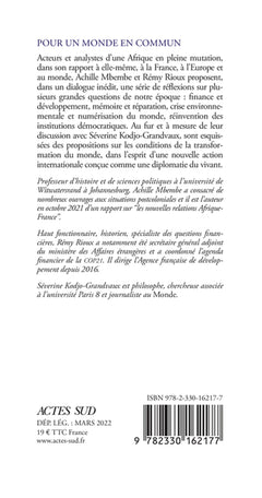 Pour un monde en commun