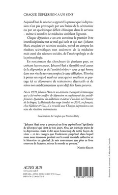 Chaque dépression a un sens