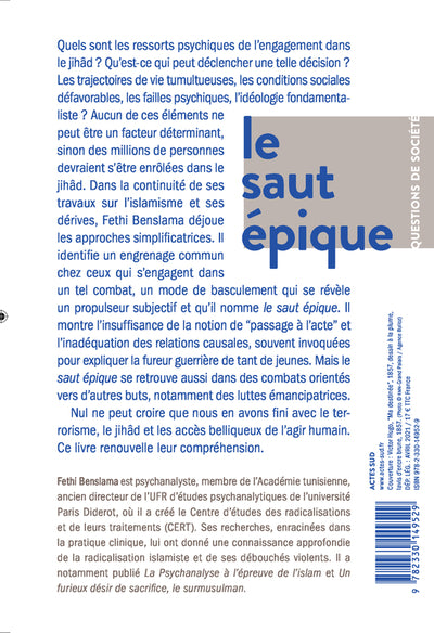Le Saut épique: Ou le basculement dans le jîhad