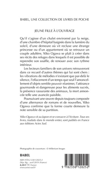 Jeune fille à l'ouvrage