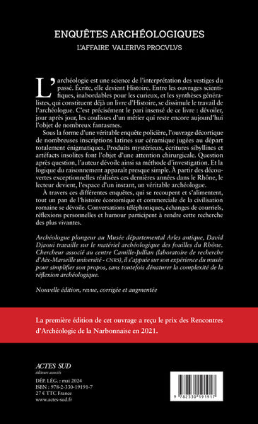 Enquêtes archéologiques