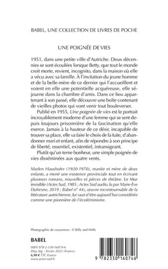 Une poignée de vies