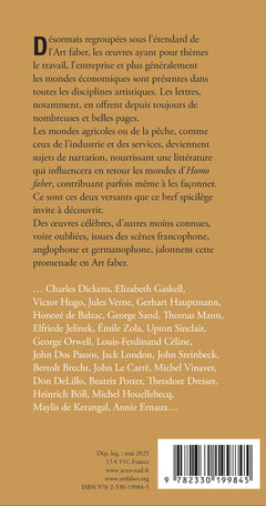 Art faber et littérature