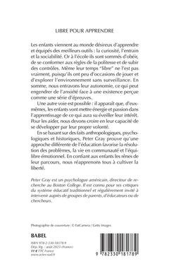 Libre pour apprendre