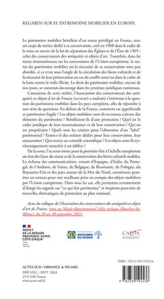 Regards sur le patrimoine mobilier en Europe