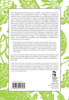 Écrits de Vincent d'Indy