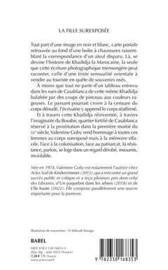 La fille surexposée