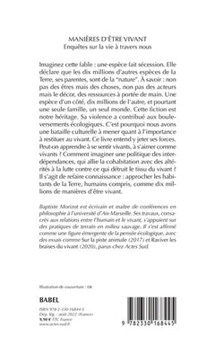 Manières d'être vivant