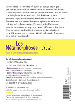 16 métamorphoses d'Ovide