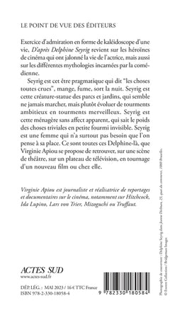 D'après Delphine Seyrig