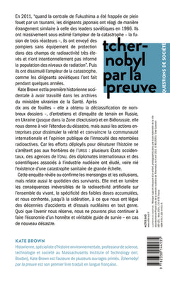 Tchernobyl par la preuve: Vivre avec le désastre et après
