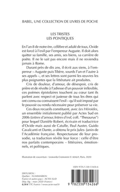 Les Tristes - Les Pontiques