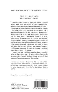 Deux ans, huit mois et vingt-huit nuits