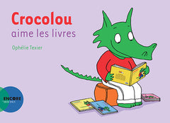 Crocolou aime les livres
