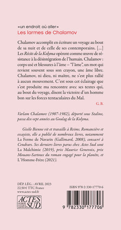 Les larmes de Chalamov
