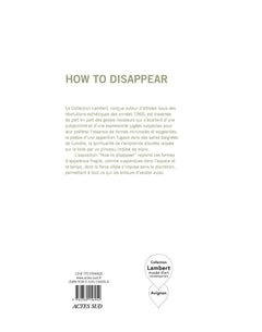 How to disappear