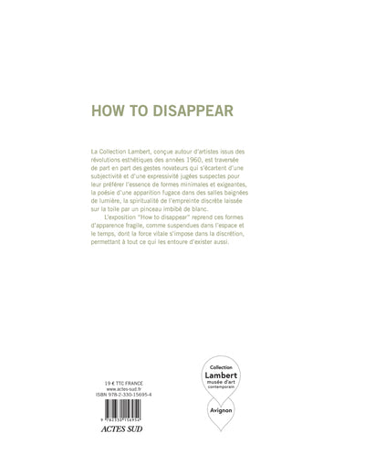 How to disappear