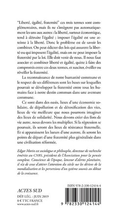 La fraternité, pourquoi ?