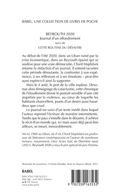 Beyrouth 2020. Journal d'un effondrement