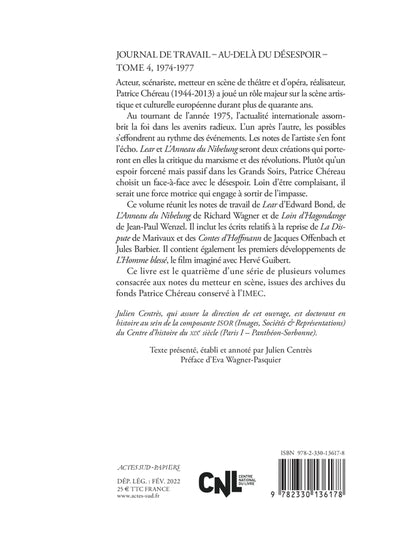 Journal de travail, tome 4