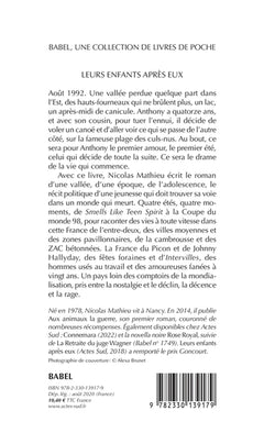 Leurs enfants après eux