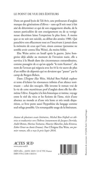 L'Énigme Elsa Weiss