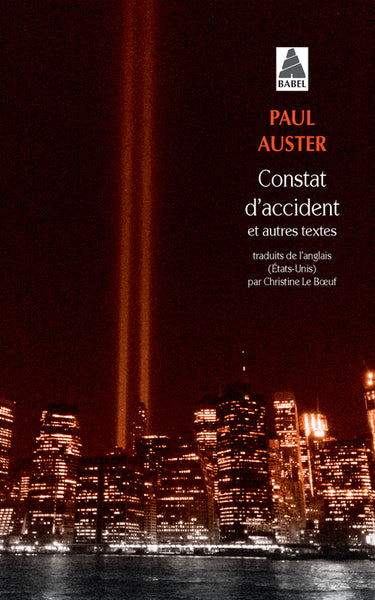 Constat d'accident et autres textes