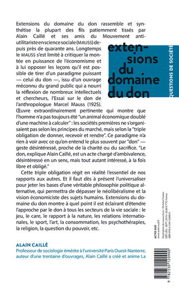 Extensions du domaine du don