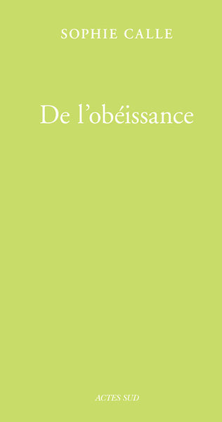 De l'obéissance (Livre I)