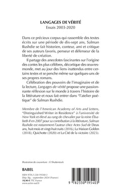 Langages de vérité