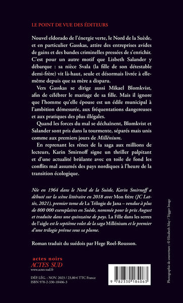 Millénium 7 - La Fille dans les serres de l'aigle