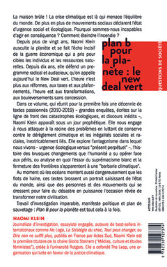 Plan B pour la planète : Le New Deal vert