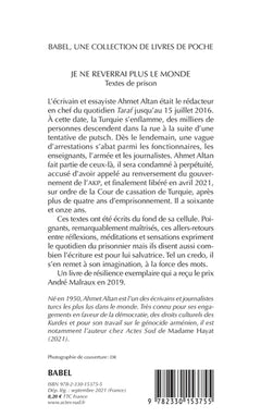 je ne reverrai plus le monde