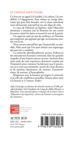 Le Vertige identitaire