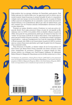 Correspondance de Paul Dukas