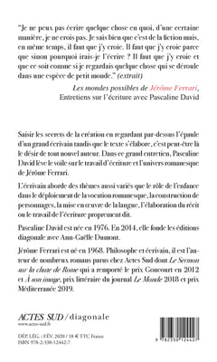 Les mondes possibles de Jérôme Ferrari