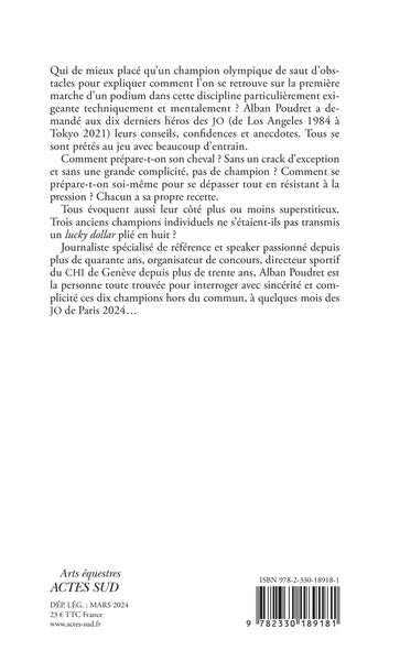 Champion olympique de saut d'obstacles