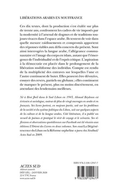 Libérations arabes en souffrance