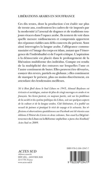 Libérations arabes en souffrance