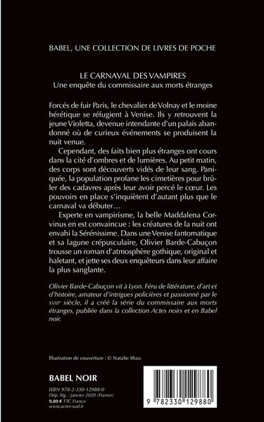 Le Carnaval des vampires: Une enquête du commissaire aux morts étranges