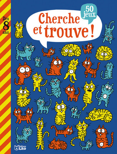 Mon grand livre jeux - Cherche et trouve ! : 50 jeux - Dès 8 ans