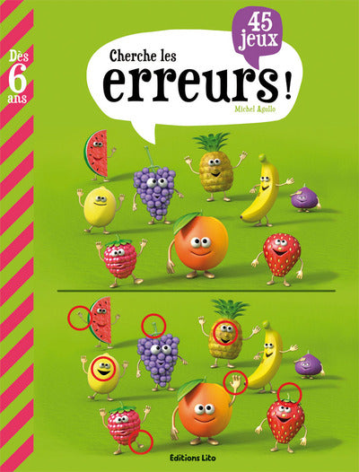 Mon grand livre de jeux : Cherche les erreurs !