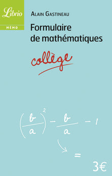 Formulaire de mathématiques-collège